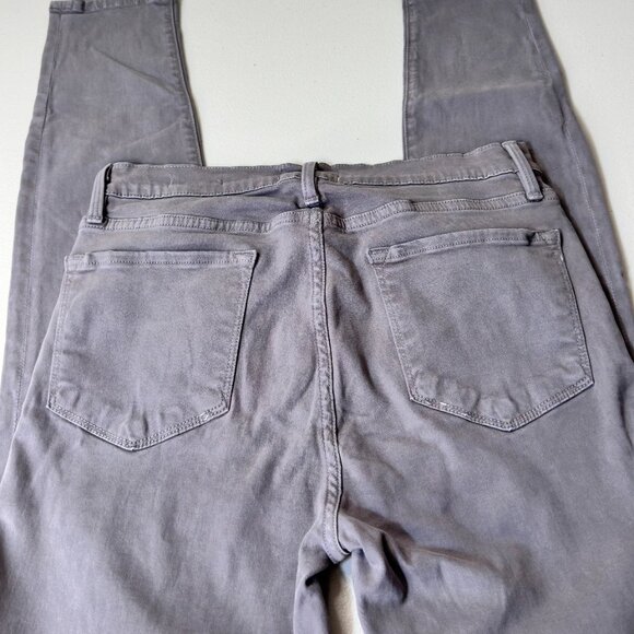NWOT Frame Le High Skinny Stretch Cotton High Rise Pants Grey Size 29 - Picture 10 of 13